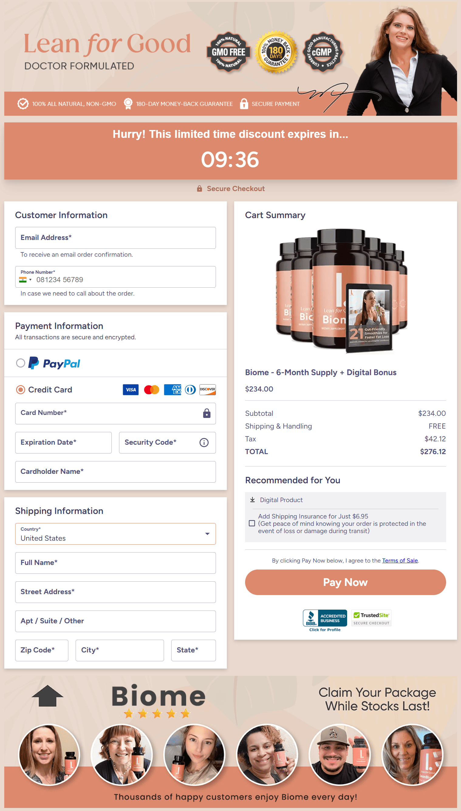 Lean Biome Order - Buy Now